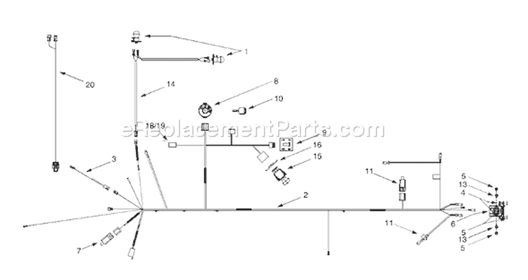 Page F Diagram and Parts List for 13AD604G401 2000 Yard Man Lawn Tractor